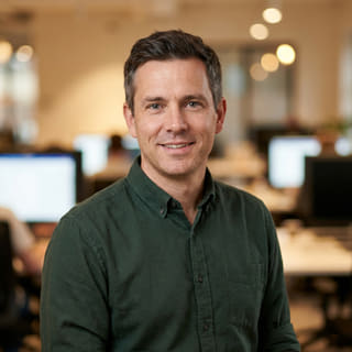 Image de profil montrant Daniel Carter, directeur de la technologie chez Sente Trocélure